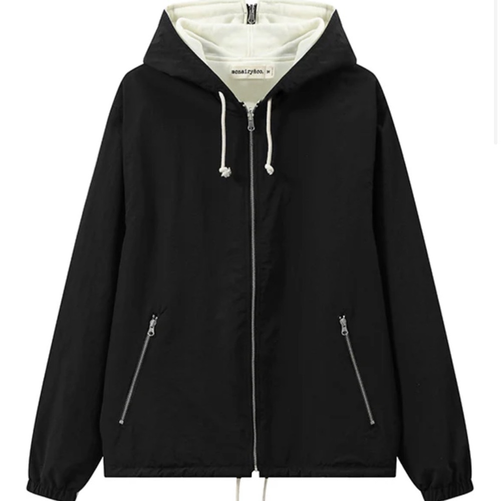 MCNAIRY & CO Windbreaker Black Size XL